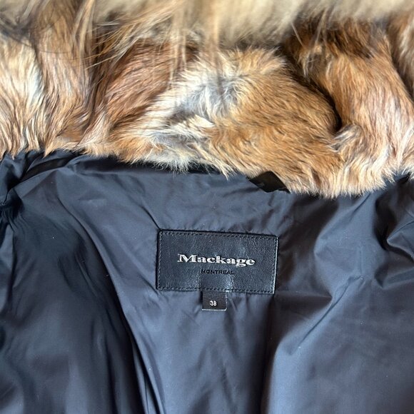 Mackage Dixon Winter Jacket (Navy) - Picture 4 of 8